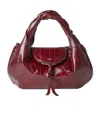 Fendi Spy Small Tote In Burgundy