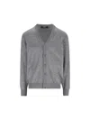 Fendi `ff` Cardigan In Peltro