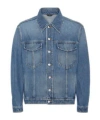 Fendi Collared Button-up Jacket In Blue