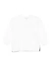 Fendi Buttoned Jumper In White