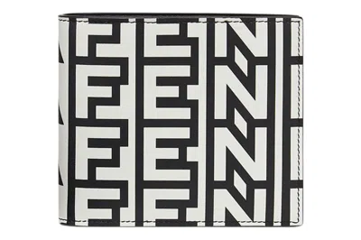 Pre-owned Fendi By Marc Jacobs Wallet Two-tone Leather Bi-fold Wallet Multicolor