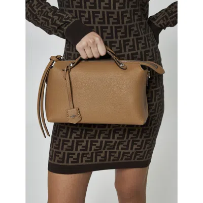 Fendi By The Way Leather Medium Bag In Pink