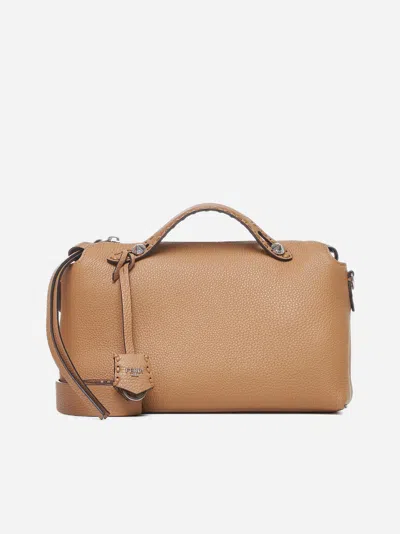 Fendi By The Way Leather Medium Bag In Emr Cappuccino