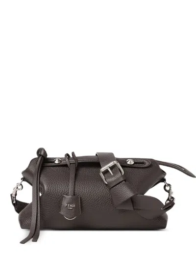 Fendi By The Way Medium Leather Handbag In Brown