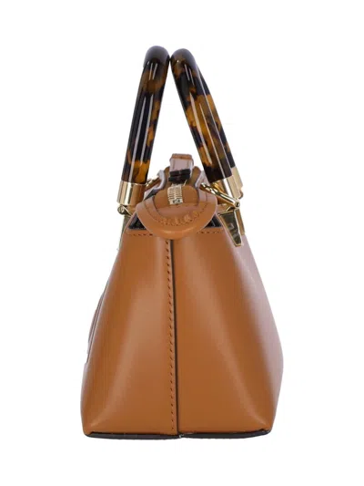 Fendi By The Way Mini Bag In Brown