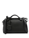 Fendi By The Way Mini Leather Handbag In Black