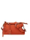 Fendi By The Way Saddle Bag Medium In Red