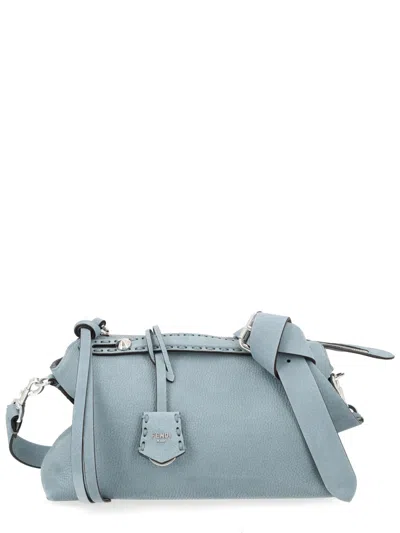 Fendi By The Way Saddlery Bag In White
