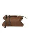 Fendi Michael Kors Black Leather Bags In Brown