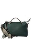 Fendi By The Way Selleria Medium Leather Shoulder Bag In Green