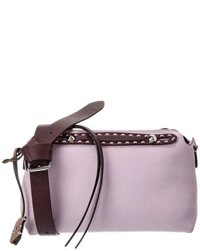 Fendi By The Way Selleria Medium Leather Tote In Purple