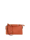 Fendi By The Way Selleria Medium Leather Shoulder Bag In Fox+palladio