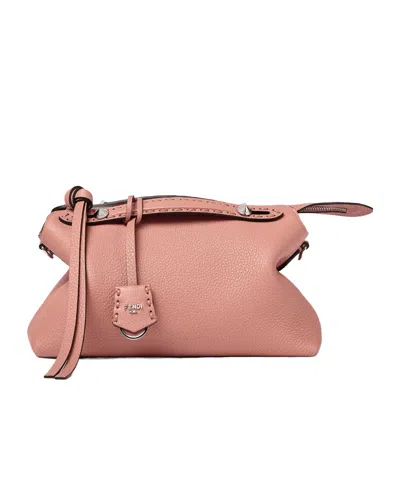 Fendi Powder Pink Selleria Bag With 192 Hand-sewn Topstitches