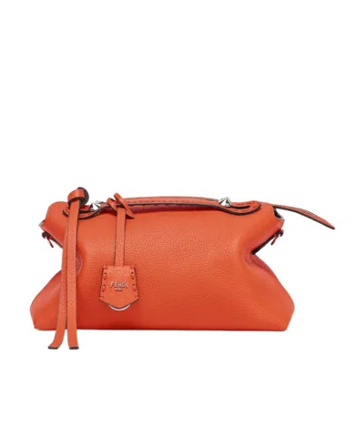 Fendi By The Way Selleria Medium Shoulder Bag In Red