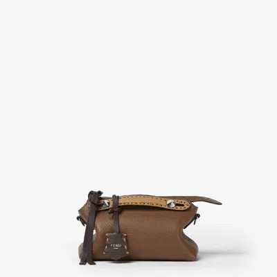 Fendi "by The Way Selleria" Micro Crossbody Bag In Brown