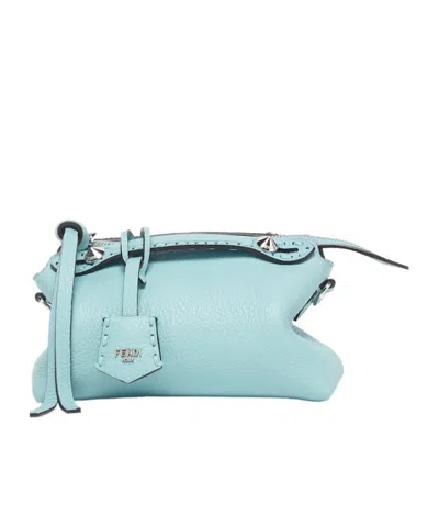 Fendi By The Way Selleria Mini Handbag In Blue