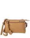 Fendi Cappuccino-colored Selleria Mini-bag With 156 Hand-sewn Stitches In Brown
