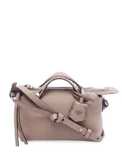 Pre-owned Fendi By The Way Selleria Shoulder Bag In Neutral