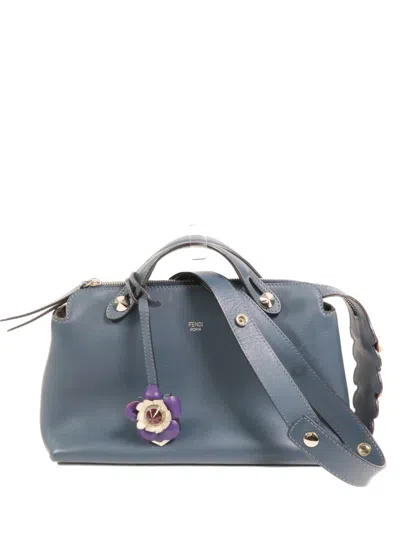 Pre-owned Fendi By The Way Shoulder Bag In Blue