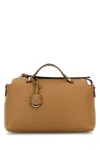 Fendi Women Camel Leather Large By The Way Handbag In Cappuccinopalladio