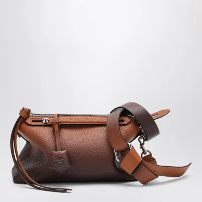 Fendi By The Way Soft Medium Bag In Brown Dégradé Leather
