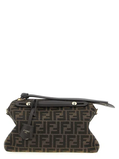 Fendi By The Way Soft Medium Hand Bags Brown