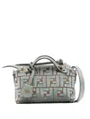 Fendi By The Way Soft Mini Ff Jacquard Velvet Mini-bag In Green
