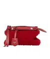 Fendi By The Way Soft Mini Shoulder Bag In Red