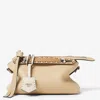 Fendi By The Way Soft Minibag In Beige Leather Women