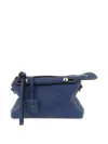 Fendi By The Way Soft Minibag In Blue Denim-effect Leather