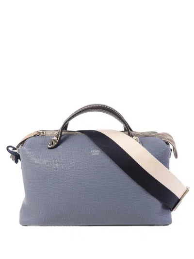 Pre-owned Fendi By The Way Tote Bag In Blue