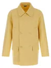 Fendi Caban Coat Coats And Trench Coats Yellow In Yellow