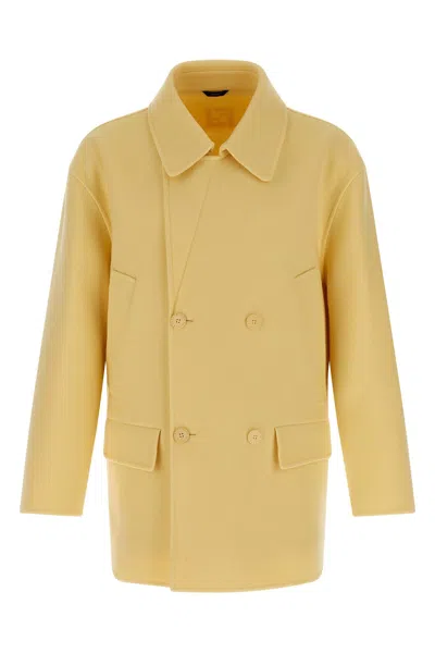 Fendi Caban Coat Coats And Trench Coats Yellow