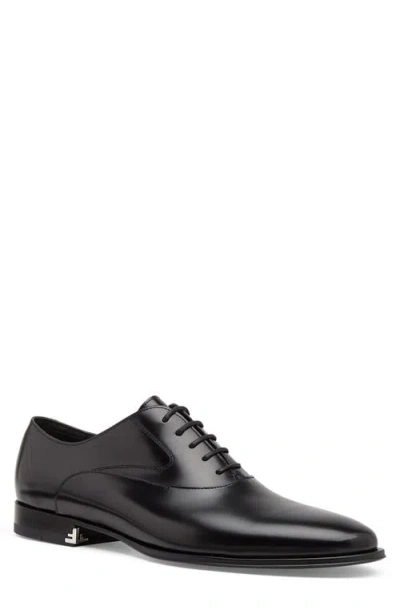 Fendi Calfskin Leather Oxford In Nero