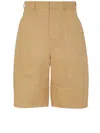 Fendi Camel Paper Bermuda Shorts