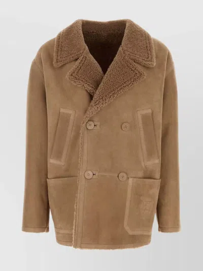 FENDI CAMEL SHEARLING JACKET