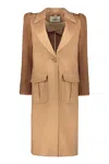 Fendi Camelwool Coat In Camel