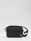 Fendi Men Camera Case Squared Ff Crossbody Bag In Black