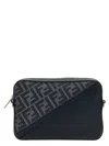 Fendi Men's Diagonal Messenger Bag In Blue