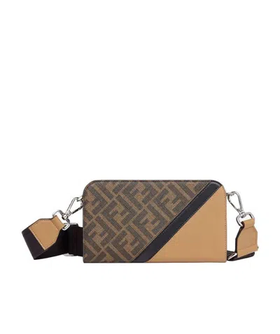 Fendi Brown Fabric Bag