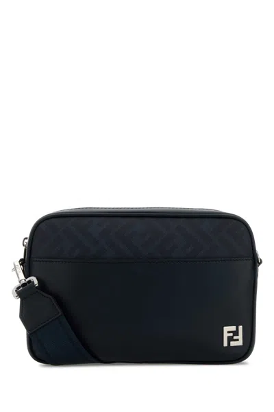 Fendi Camera Case Med Cover/pu Ff In Blue