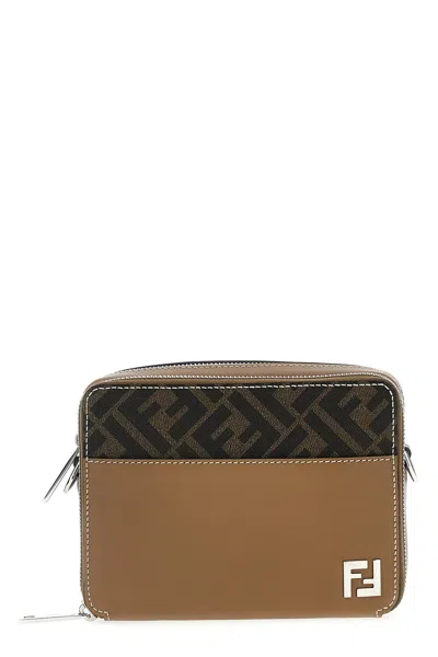 FENDI FENDI 'CAMERA CASE ORGANIZER SQUARED FF' CROSSBODY BAG