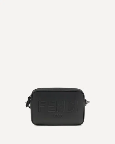 Fendi Men Camera Shoulder Bag In Black