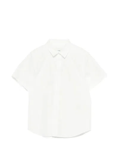 Fendi Kids' Short-sleeve Shirt In White