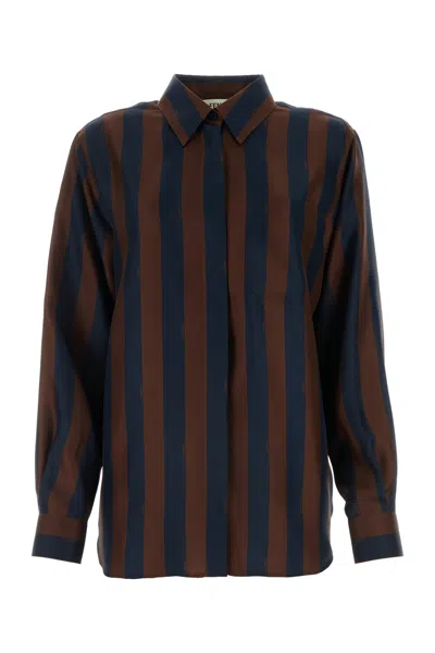 Fendi Polo Ralph Lauren Cable-knit Wool And Cashmere Jumper In Brown