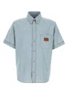 Fendi Collared Shirt With Pocket And Short Sleeves
