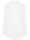 Fendi Camicia In Popeline Bianc