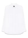 Fendi Men's Poplin Shirt In White