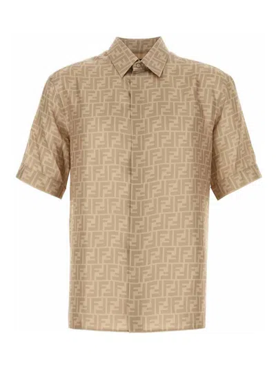 FENDI LOGO SHORT SLEEVE SHIRT