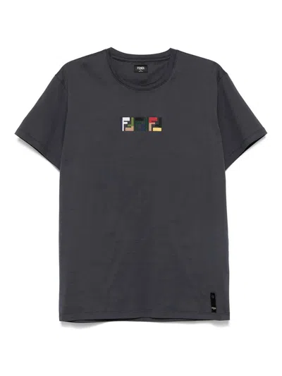 Fendi T-shirt In Black